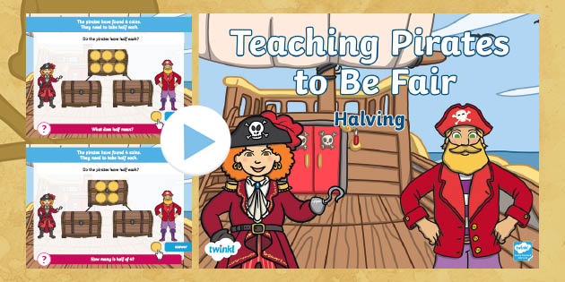 Teaching Pirates to be Fair Halving PowerPoint