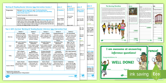 UKS2 Reading Catch-Up Intervention Pack: Inference Iggy