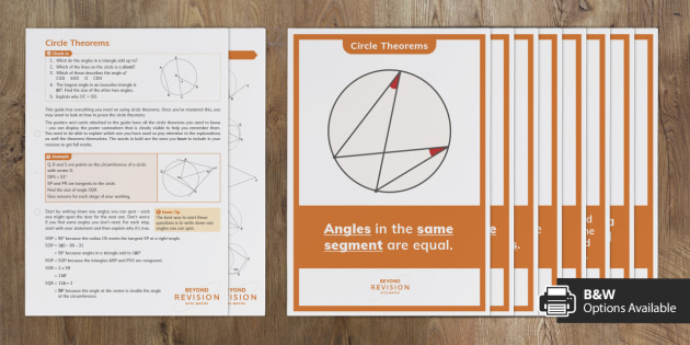 Free 👉 Circle Theorems Revision Teacher Made 4251