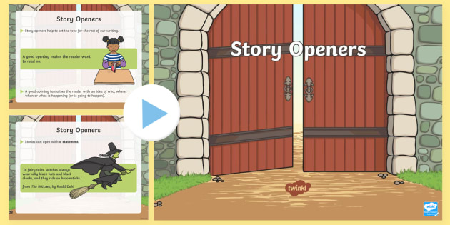 KS2 Story Openers PowerPoint - Primary Resource