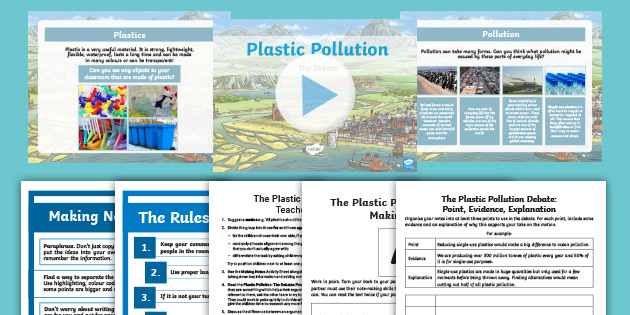 Plastic Pollution Ks2 Debate Pack Teacher Made