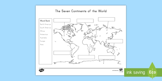 New The Seven Continents Labeling Activity Sheet Glob - vrogue.co