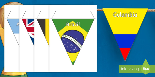 which country flag is triangle
