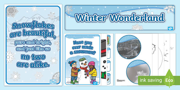 Winter Wonderland Banner (Teacher-Made) - Twinkl