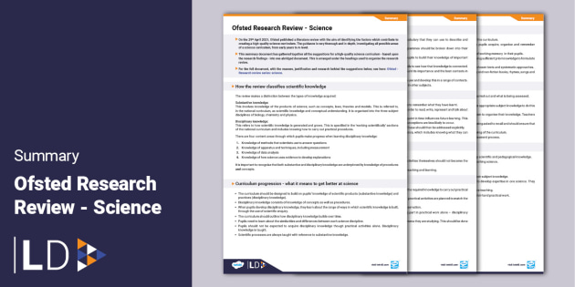 ofsted research document