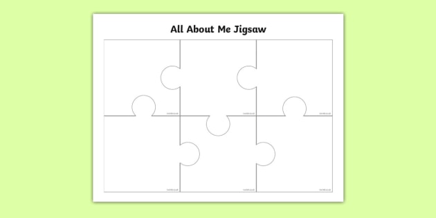 Blank Jigsaw Piece Template (2) - TEMPLATES EXAMPLE