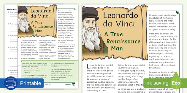 Leonardo Da Vinci 03 Powerpoint Templates