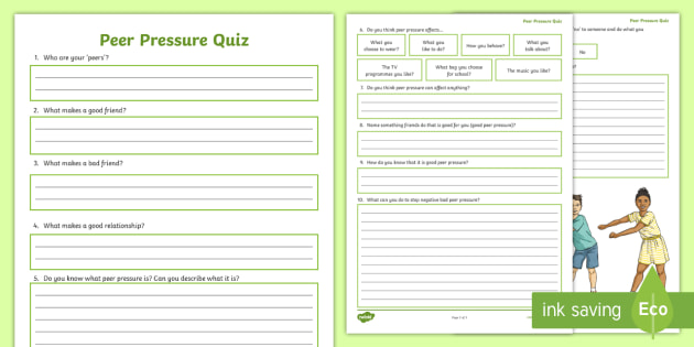 peer-pressure-ks2-quick-quiz-teacher-made