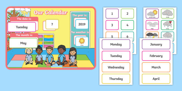 FREE! - Daily Calendar/Weather Chart - Weather calendar, Weather chart