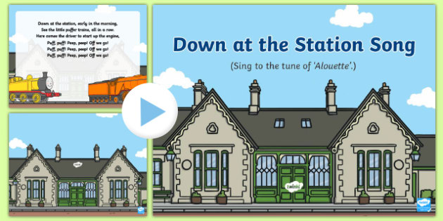 Down At The Station Song Powerpoint Hecho Por Educadores