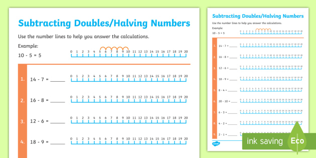 halving and doubling worksheets grade 3 halting time