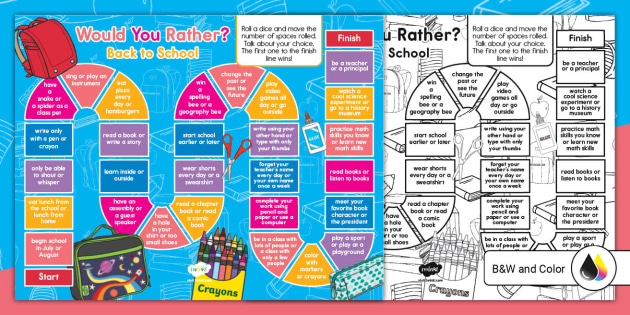 A Digital Board Game to Use “Would you Rather” in Speaking and Writing