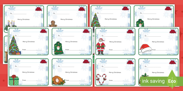 Christmas Editable Price Tags - Christmas Tags - Twinkl