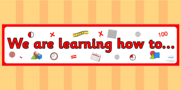 Image result for we are learning to banner