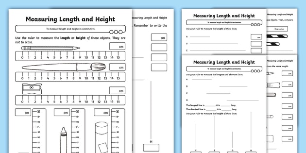 Class Ruler Height Chart - Twinkl - Display - Maths - KS1