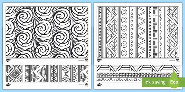 coloring pages patterns