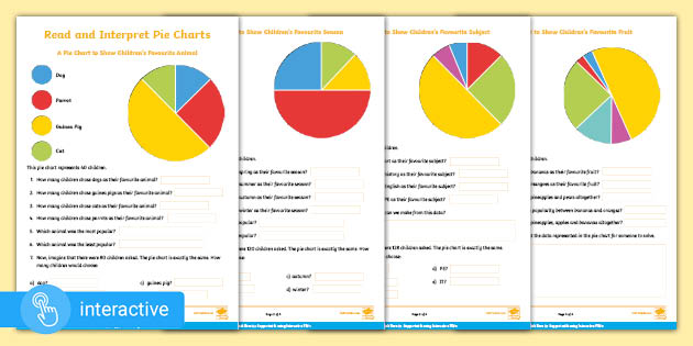 interactive pdf y6 wrm statistics read interpret pie charts