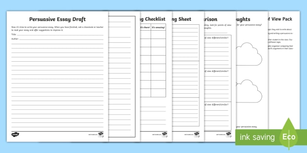 persuasive writing and point of view teaching pack