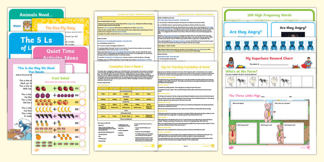 Foundation Term 4 Week 2 Remote Home Learning Pack