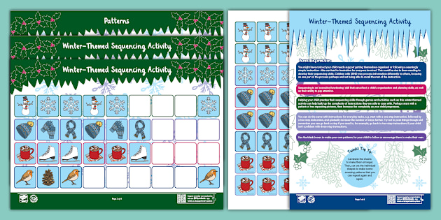 Winter Sequencing Activities | twinkl.com.au