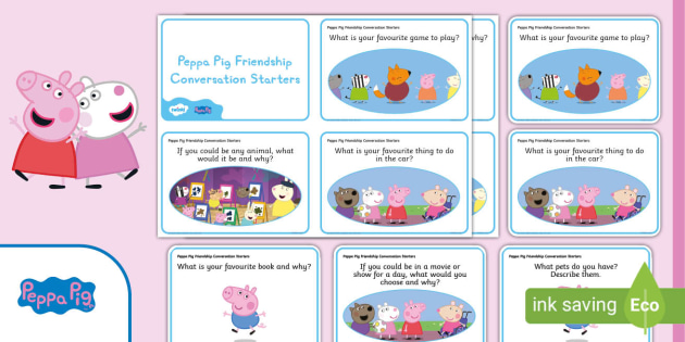 Peppa Pig: Friendship Conversation Starters
