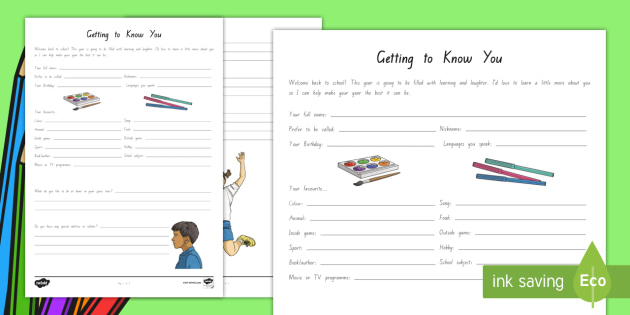 new zealand back to school child survey worksheet worksheet