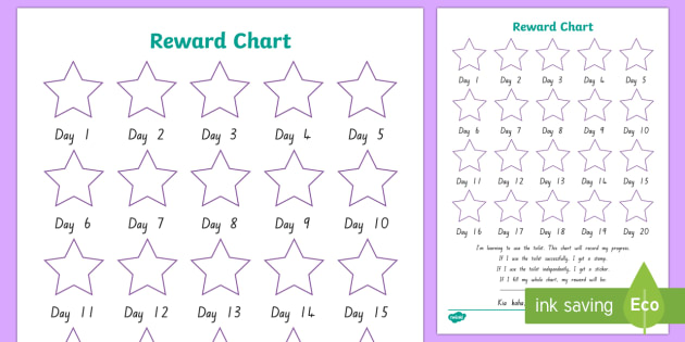 Potty Training Stickers And Chart
