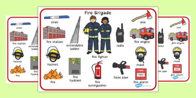 Fire Engine Vocabulary