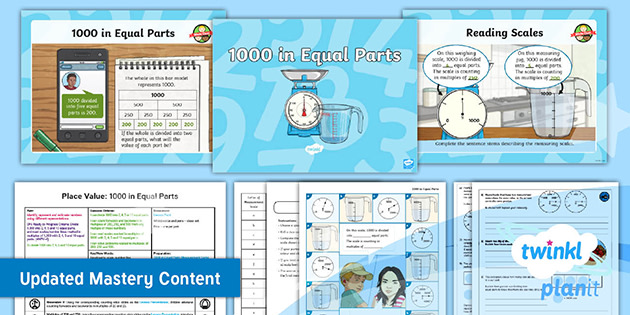 👉 PlanIt Maths Year 4 Number and Place Value Lesson Pack Representing