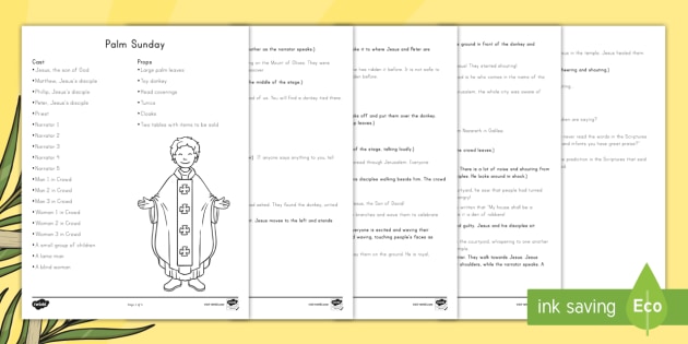 Palm Sunday Reader's Theater