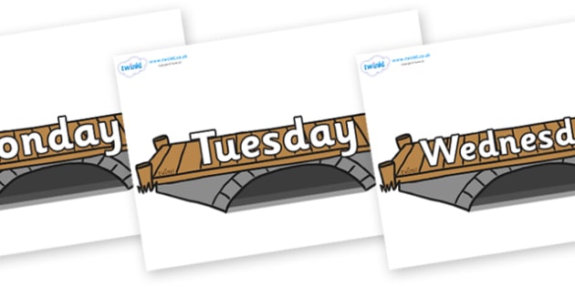 Days of the Week on Bridges