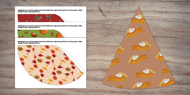 Thanksgiving Party Hats | Twinkl Party 