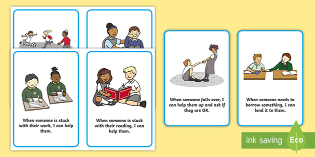 Free How To Be A Good Friend Flashcards Teaching Resource