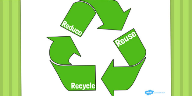 Eco And Recycling Reduce Reuse Recycling Poster - Eco and