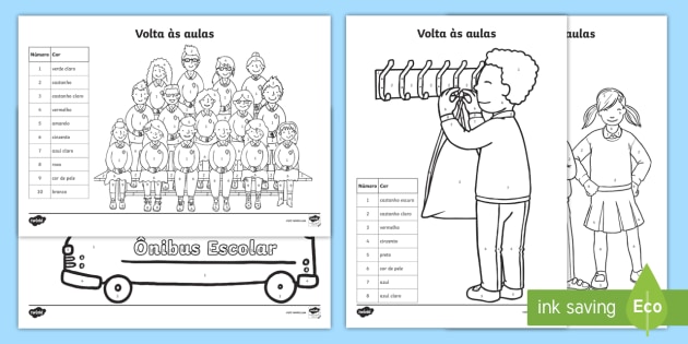 Atividades De Numeros Para Colorir Volta As Aulas Twinkl Para imprimir ou ver maior os desenhos da escola e volta às aulas, basta clicar na imagem escolhida. colorir volta as aulas twinkl