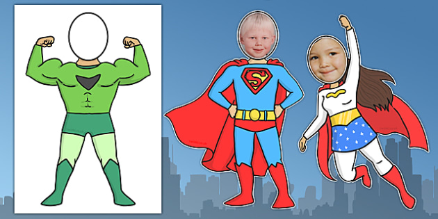 Face Editable Superheroes - Superhero, superheroes, editable