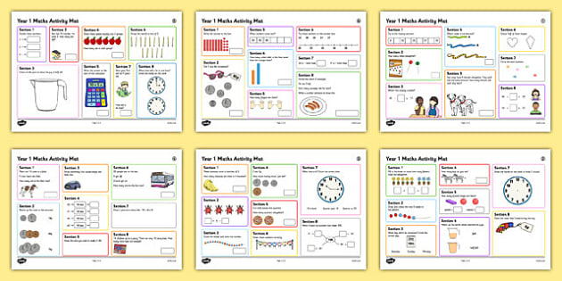 year 1 summer 2 maths activity mats teacher made