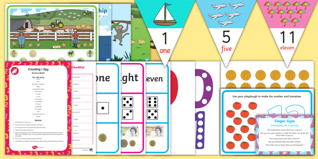 Childminder Counting EYFS Resource Pack (teacher made)