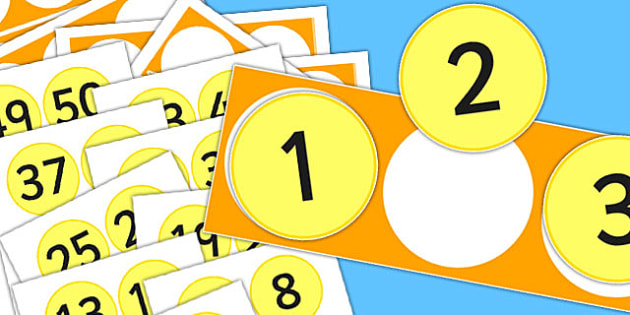 Numbers 1 to 50 Number Line (teacher made)