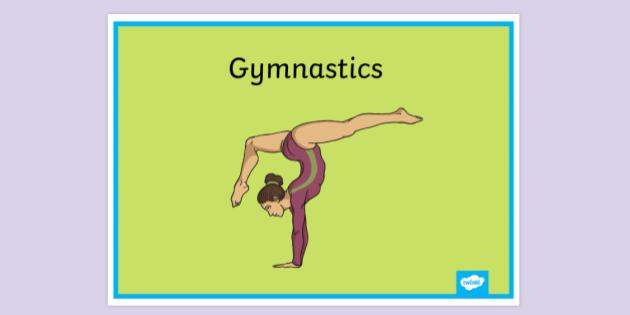 Gymnastics Poster Display Poster | Primary Resources