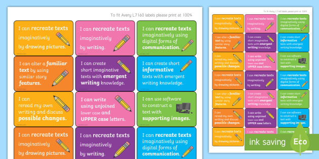 Year 1 Writing Assessment Ideas