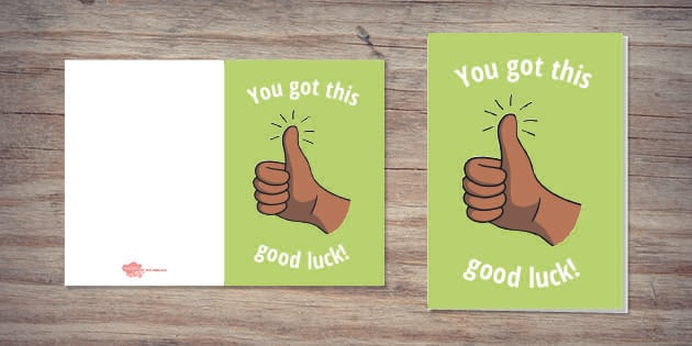 You Got This Good Luck Card | Twinkl Party (teacher made)