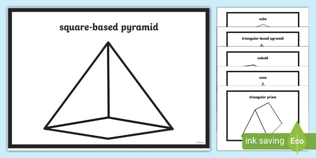 👉 3D Shapes Transparent Posters Pack | Maths Resource - Twinkl