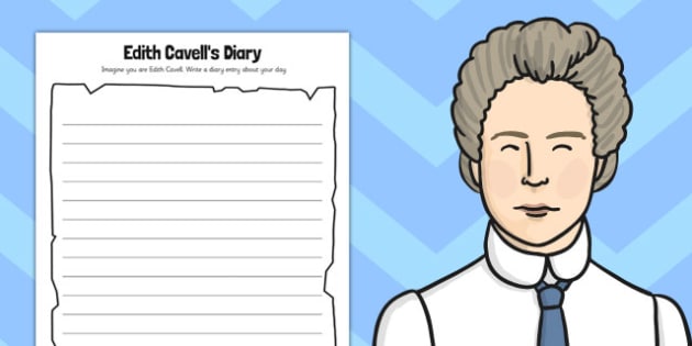 Edith Cavell&#x27;s Diary Worksheet