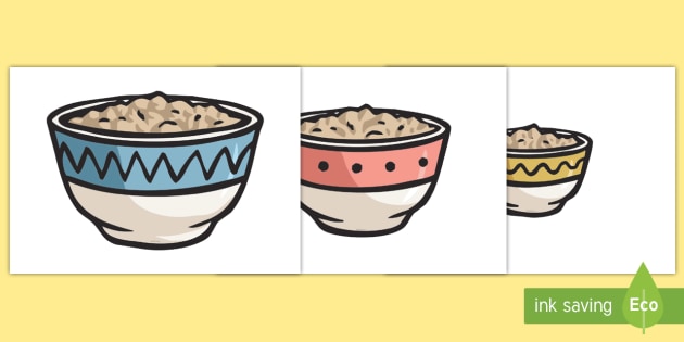 * NEW * Goldilocks and The Three Bears Bowl Cut Outs - Goldilocks and The