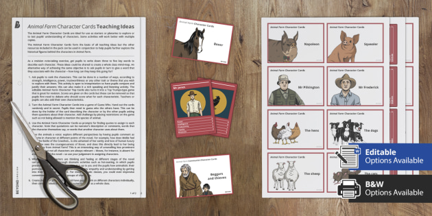 gcse-animal-farm-character-analysis-cards-beyond-english