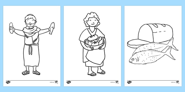 30 Loaves And Fishes Coloring Pages - Free Printable Coloring Pages