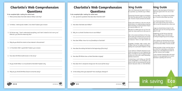 charlotte s web differentiated reading comprehension activity aesop s fables