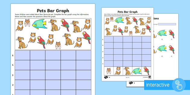 Bar Graph Of Favorite Pets - Free Table Bar Chart