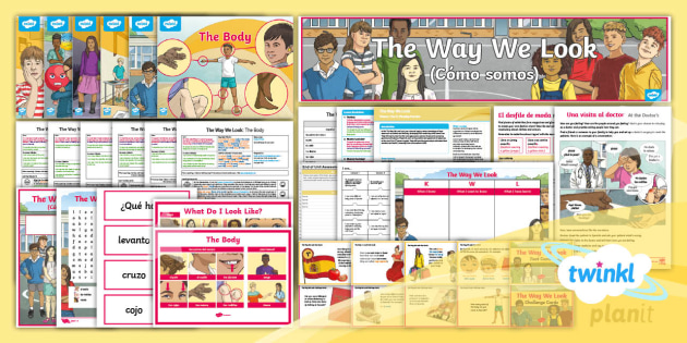 👉 PlanIt Year 5 Spanish Lesson Plans Pack: The Way We Look